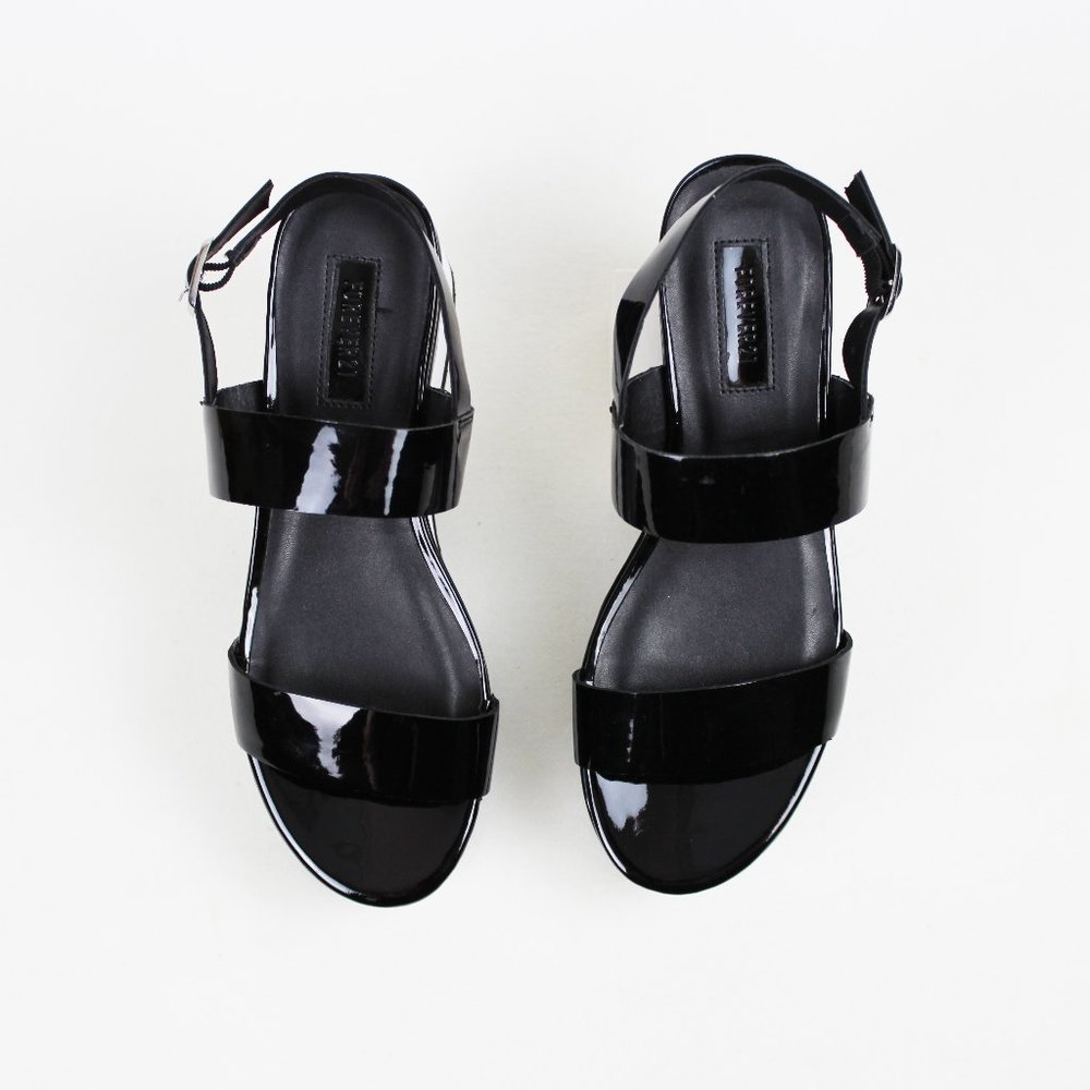 Forever 21 Monochrome Platform Sandals - Picture 9 of 16